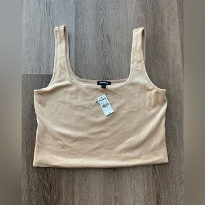 Velvet cream tank top. Size large. NWTs.